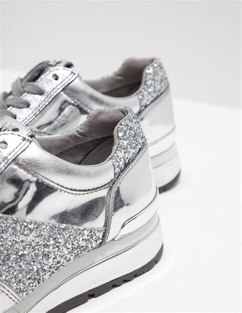 michael kors silver trainers|michael kors girls trainers.